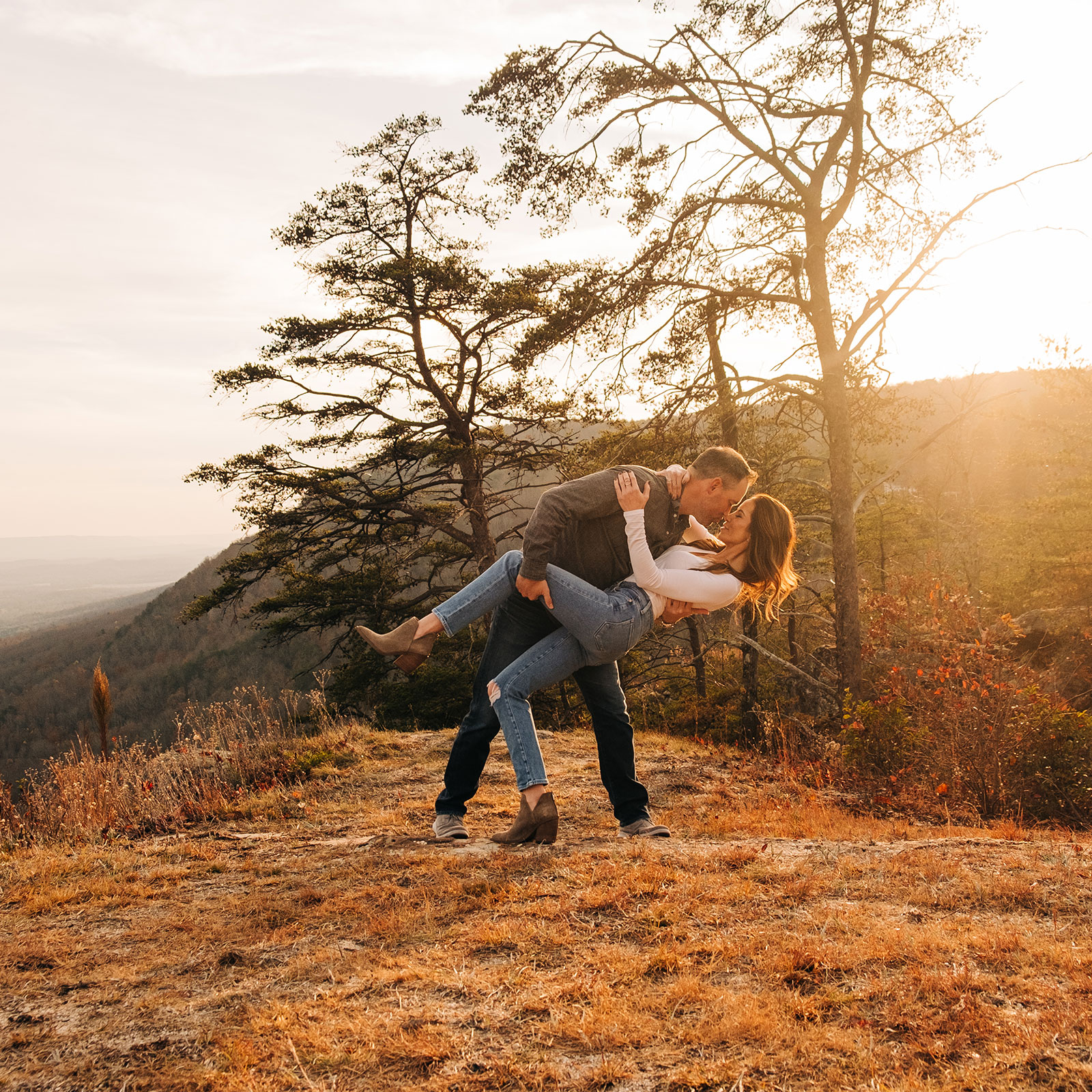 A couple at Bolt Farm Treehouse
