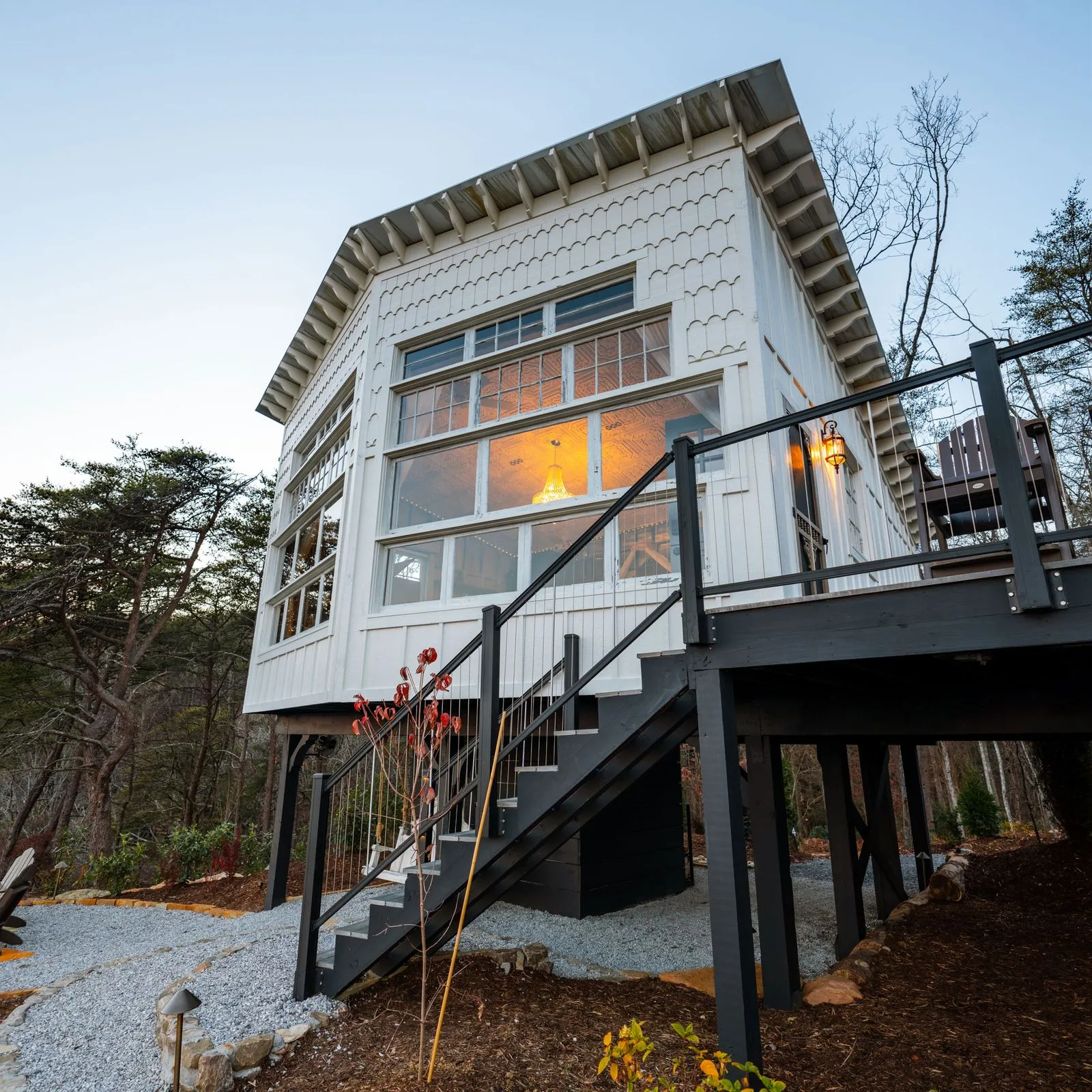 new honeymoon treehouses facade