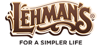 Lehman's logo with tagline 'For a simpler life' in stylized brown script.