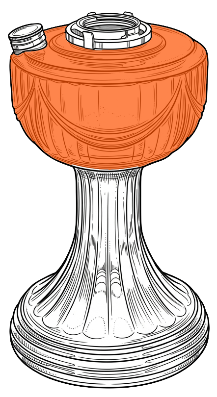 Aladdin lamps foot bowel image