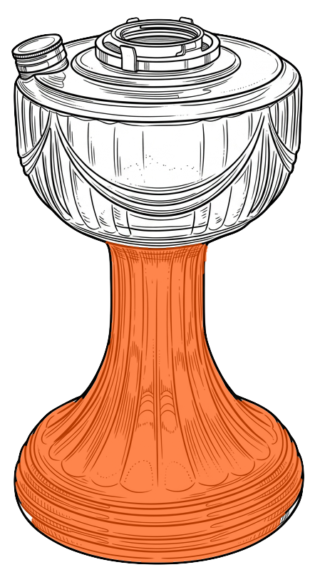 Aladdin lamps foot image