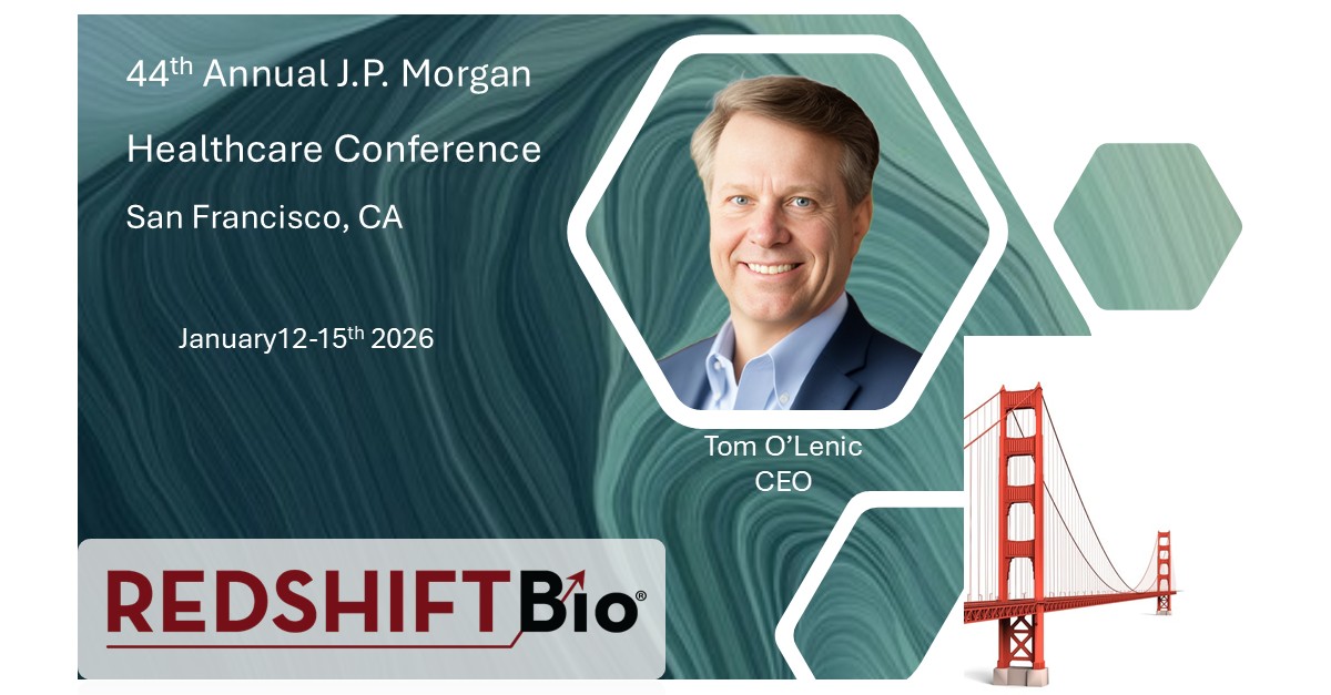 RedShiftBio to attend 44th Annual J.P. Morgan Healthcare Conference