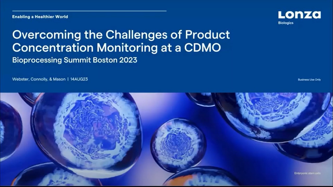 Overcoming the Challenges of Product Concentration Monitoring at a CDMO