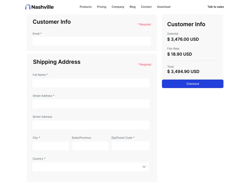 Saas Webflow Template - Nashville - Designed by Azwedo.com and Wedoflow.com
