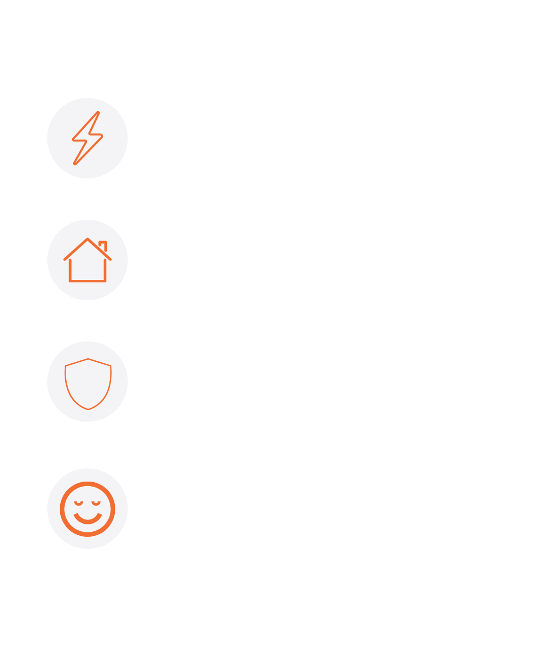 Four security benefits: faster emergency response, protection when away, reduced property damage, peace of mind.