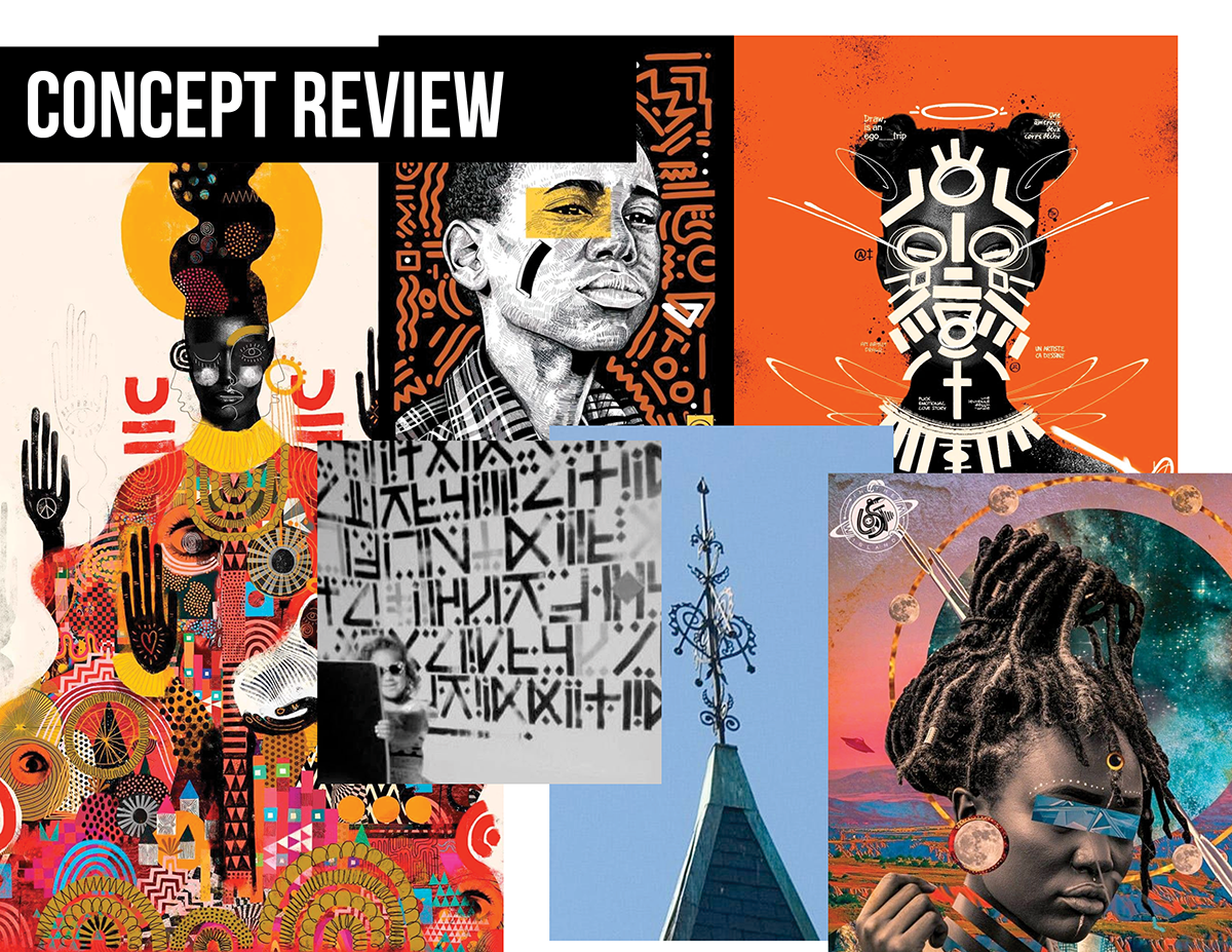 General stylistic moodboard for festival.