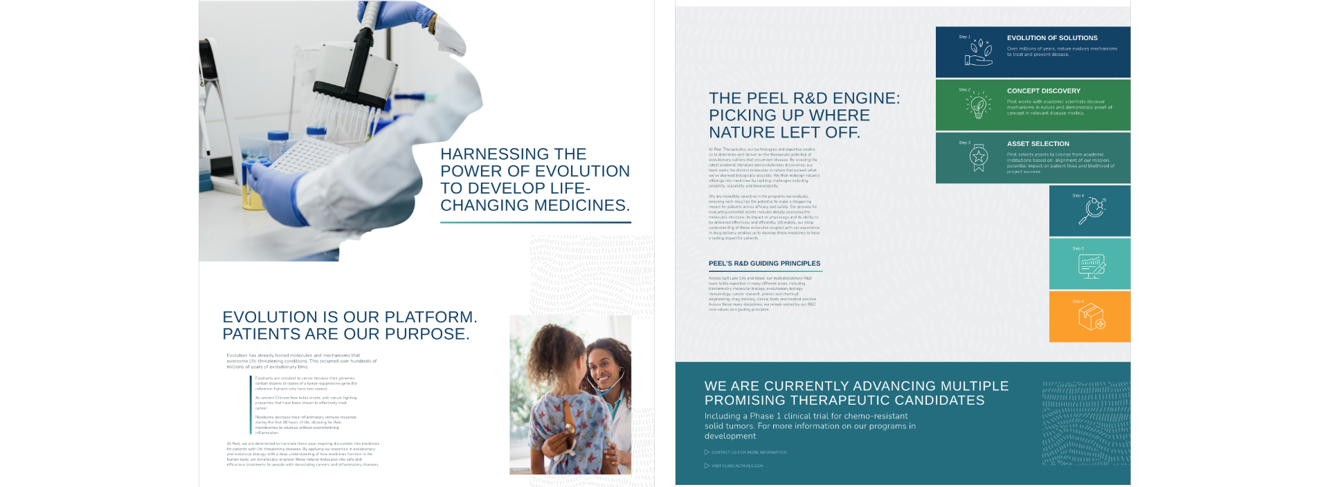 Science focused header on new Peel science page