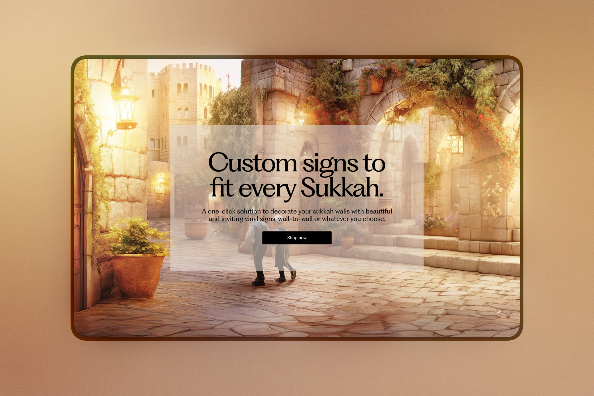 Creative Sukkah