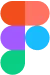 Vibrant abstract shapes in red, orange, blue, green, and purple arranged in a symmetrical pattern.