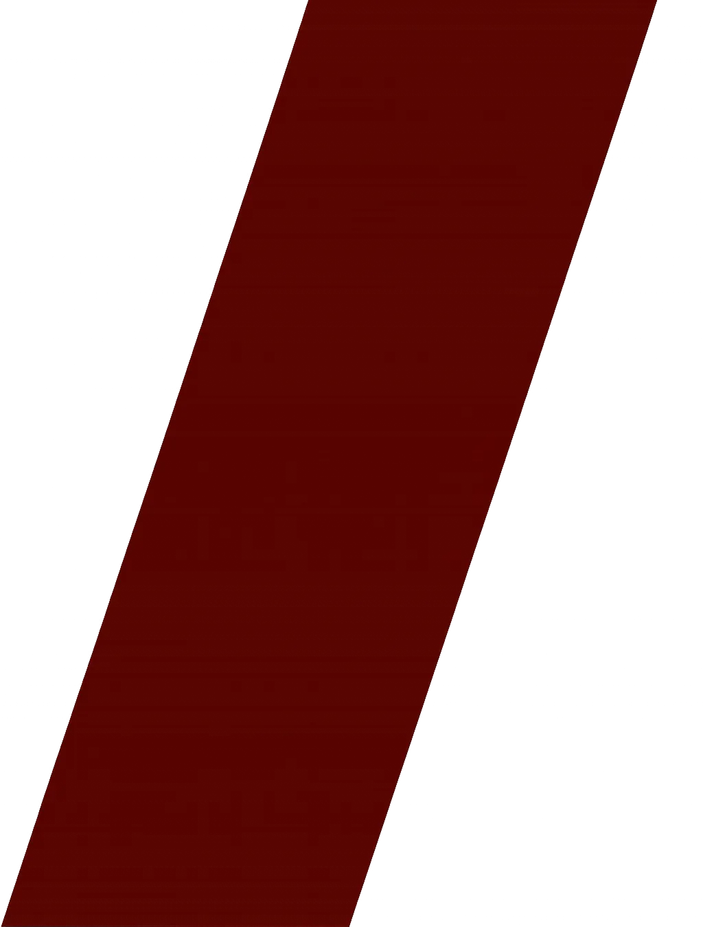 Red diagonal stripe overlaying distorted black and white barcode-like lines.