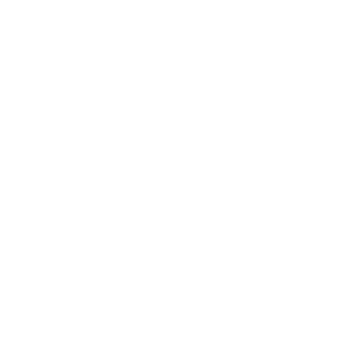 Black checkmark inside a white scalloped circle badge on a black background.