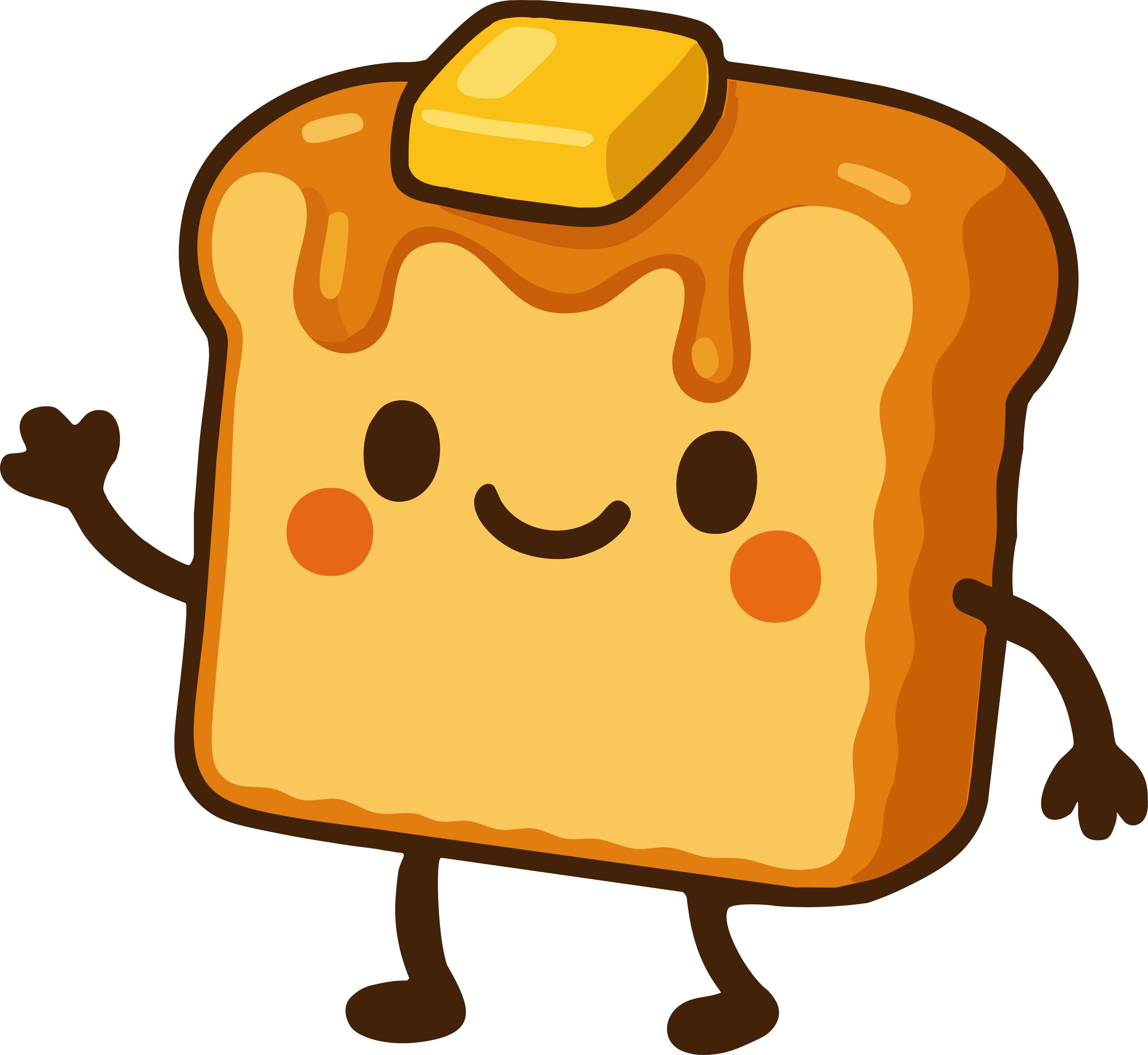 A cute French toast character named FrenchDorSi
