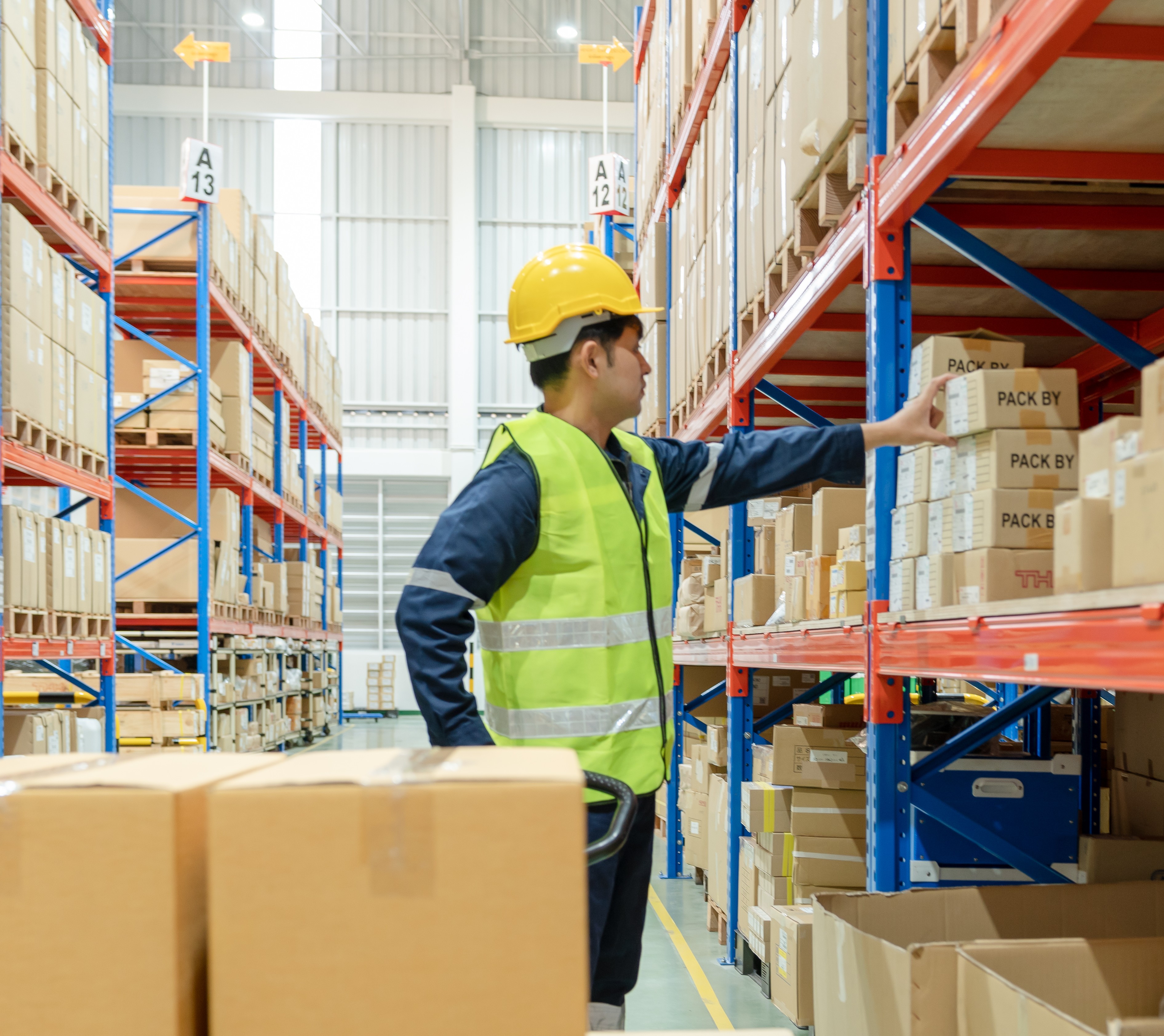 image of shopping aisle in store (for a home goods store)