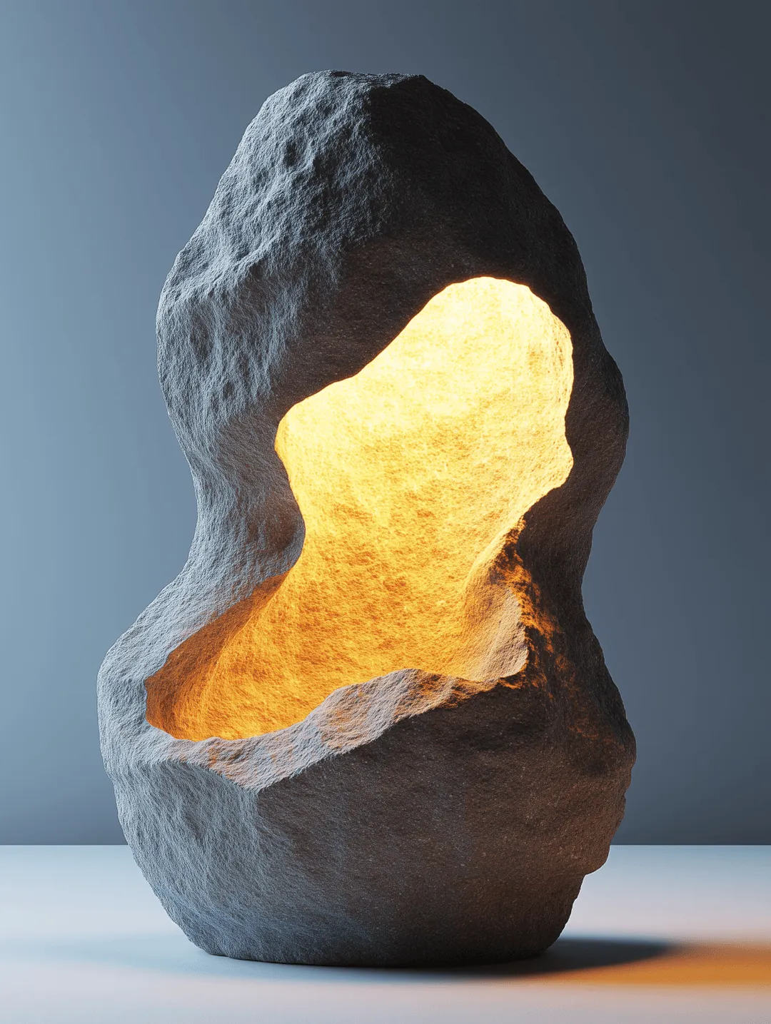 stone lamp