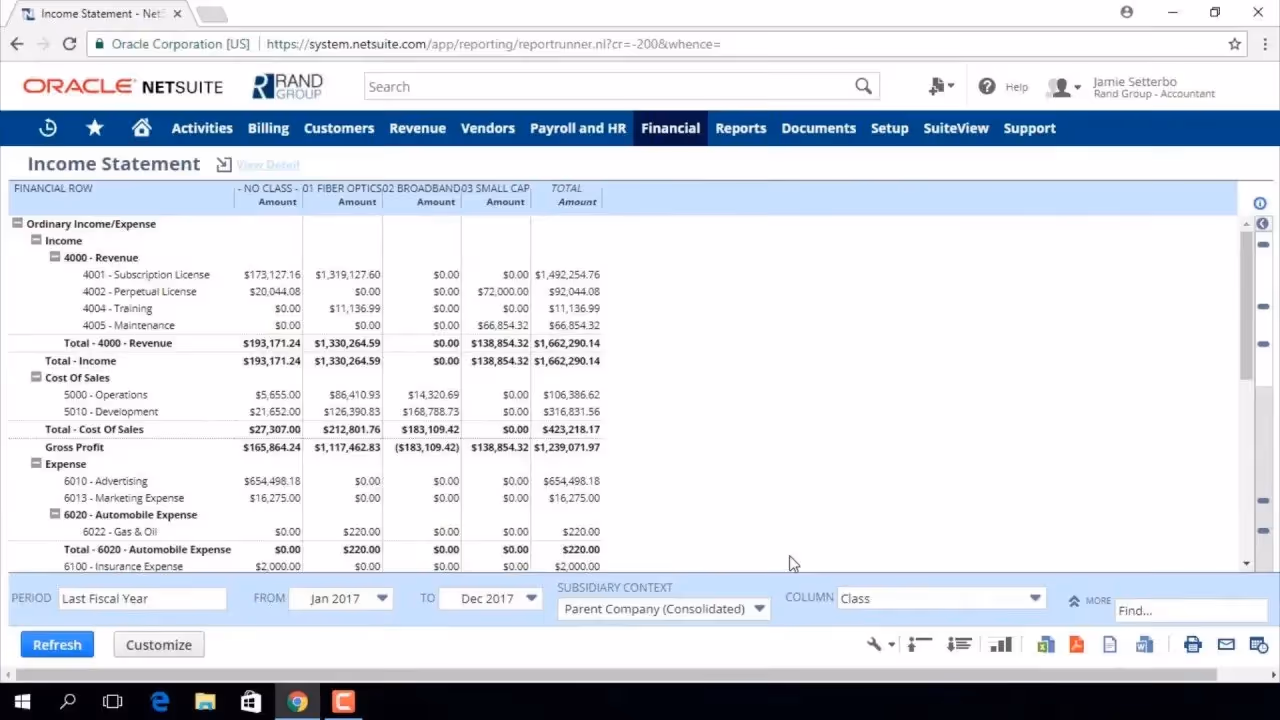Henry Sack Team Blue Sky NetSuite Presentation