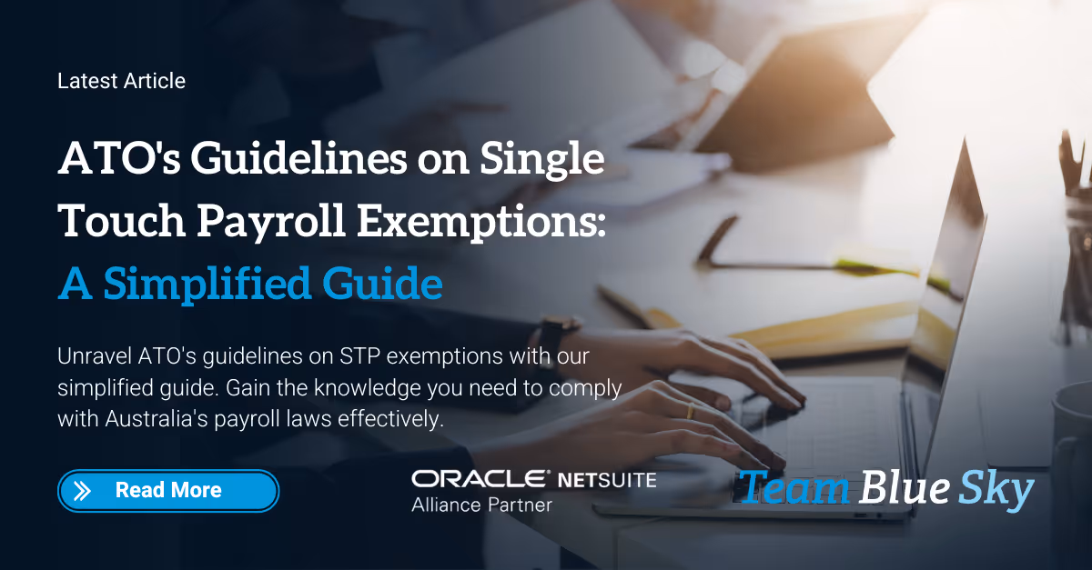 ATO's Guidelines on Single Touch Payroll Exemptions: A Simplified Guide