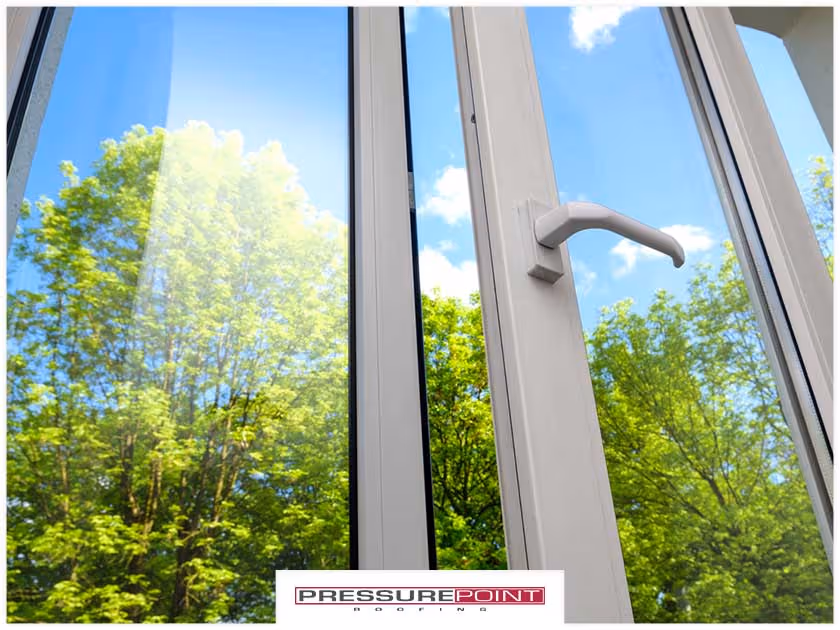 window with clear glass