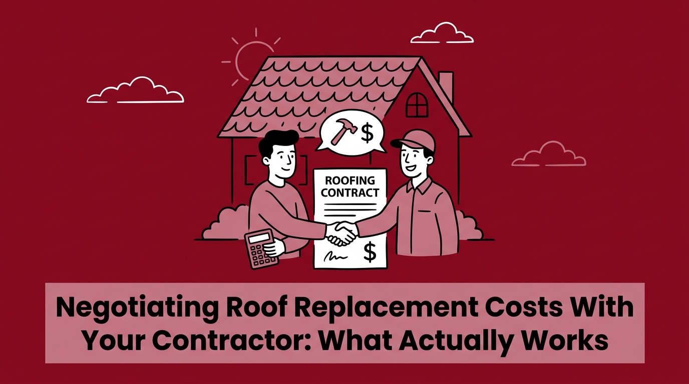 Negotiating Roof Replacement Costs With Your Contractor: What Actually Works — featured image