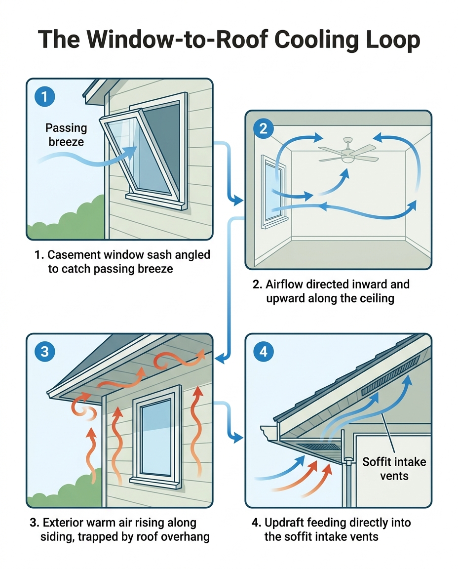 The Window-to-Roof Cooling Loop