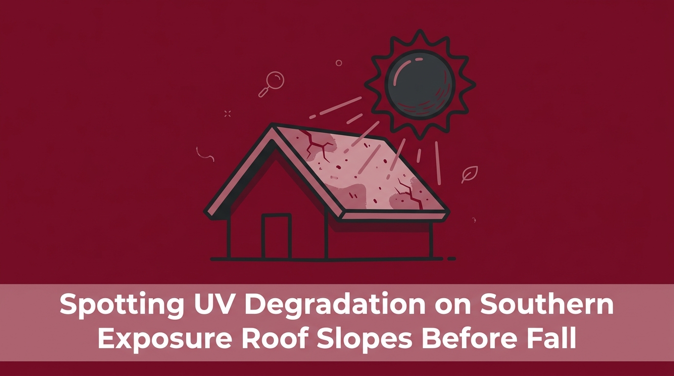Spotting UV Degradation on Southern Exposure Roof Slopes Before Fall — featured image