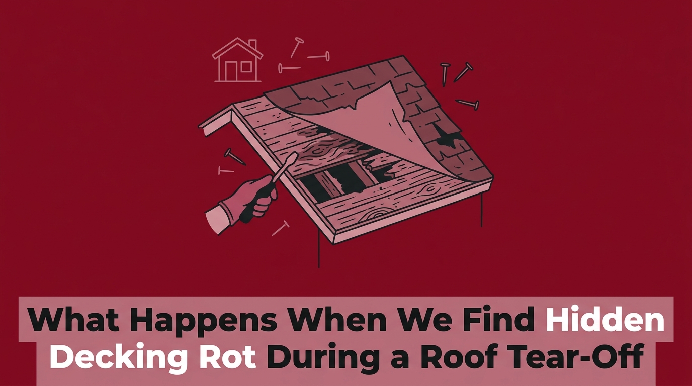 What Happens When We Find Hidden Decking Rot During a Roof Tear-Off — featured image