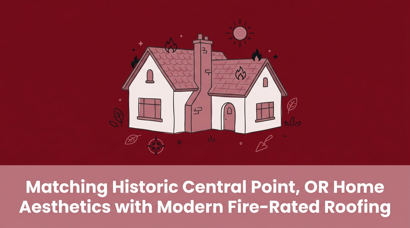 Matching Historic Central Point, OR Home Aesthetics with Modern Fire-Rated Roofing — featured image