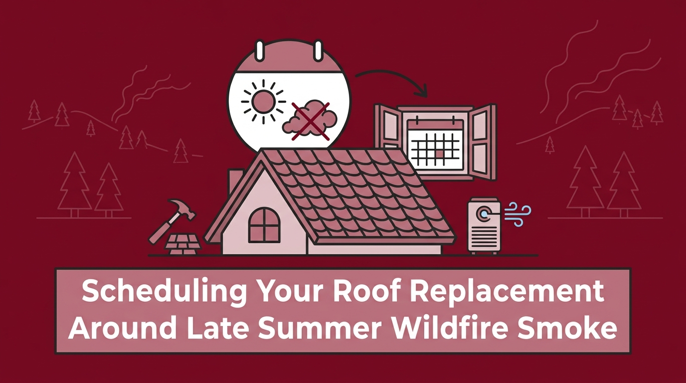 Scheduling Your Roof Replacement Around Late Summer Wildfire Smoke — featured image