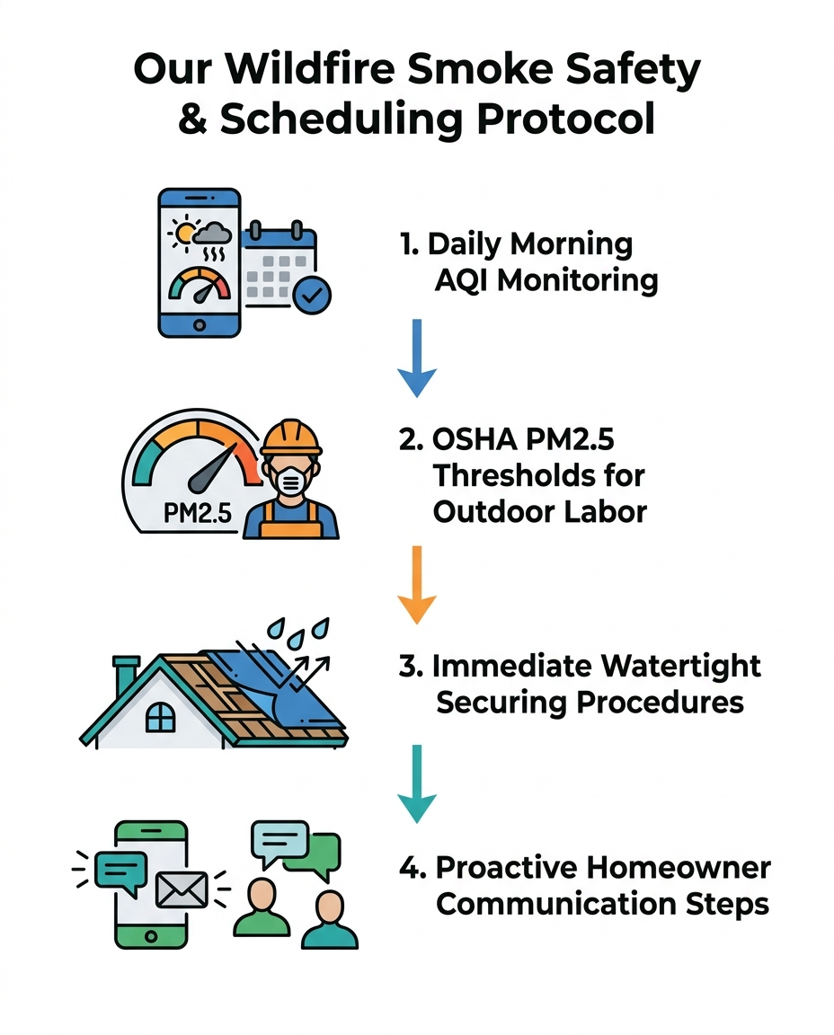 Our Wildfire Smoke Safety & Scheduling Protocol