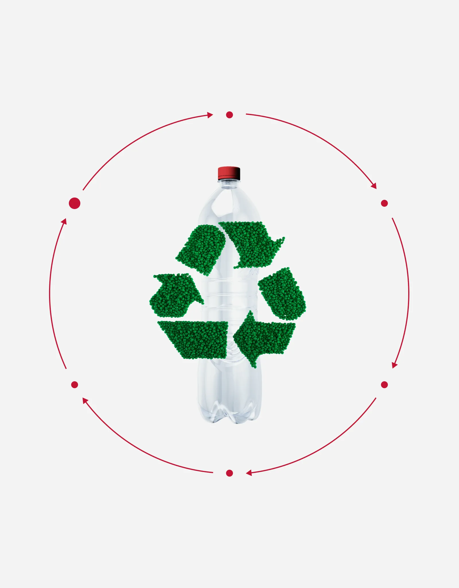 Image showing recycled plastic bottle