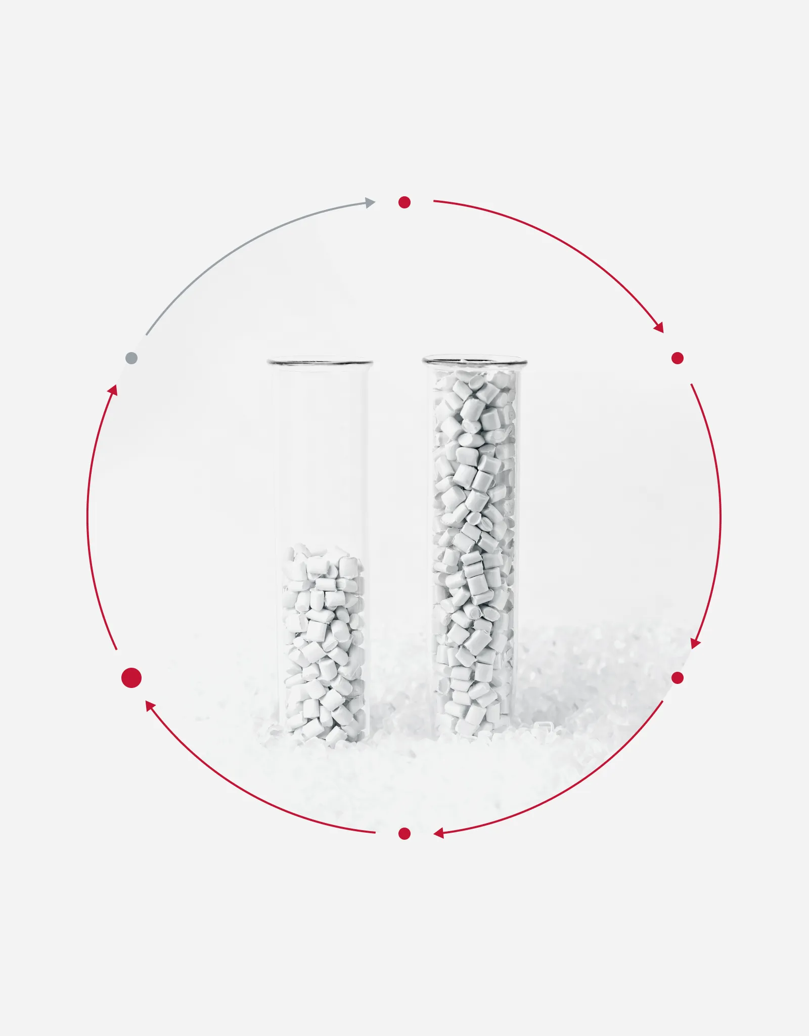 Image depicting sorting of recyclable materials