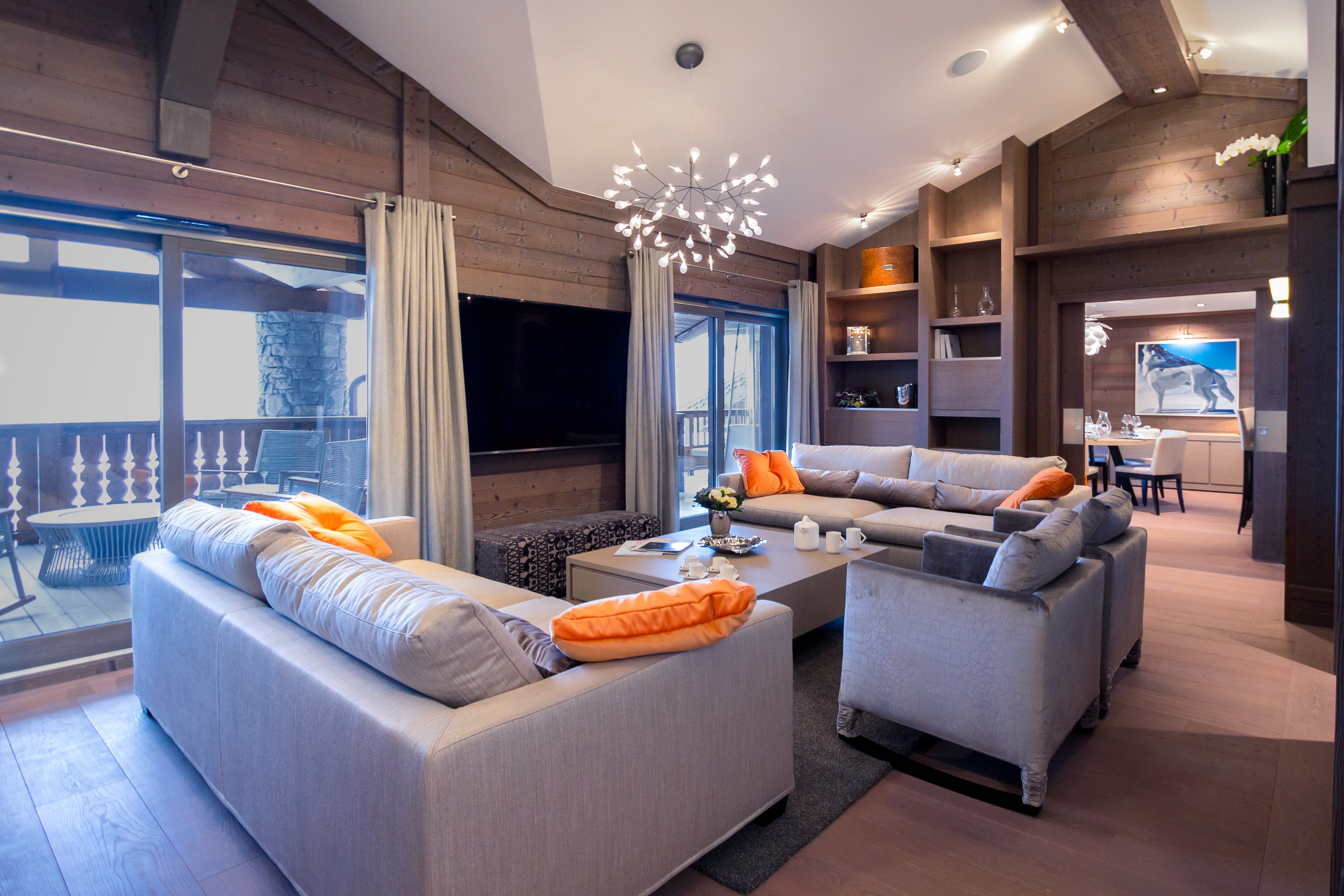 Salon Apparement à Courchevel