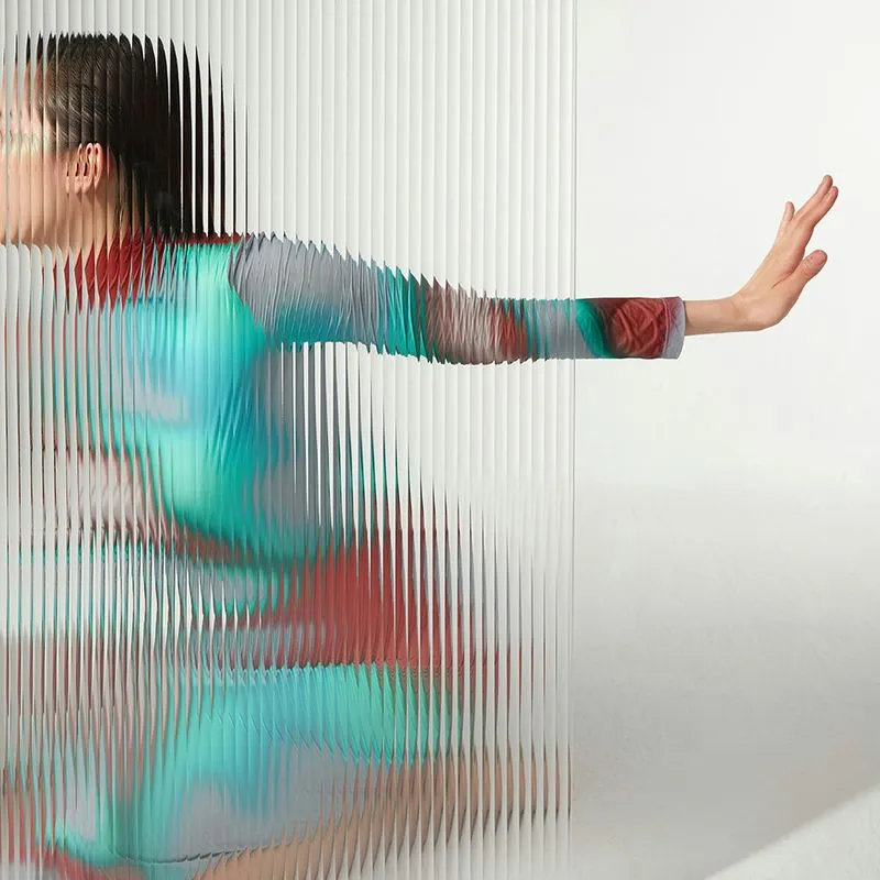 woman stretching hand