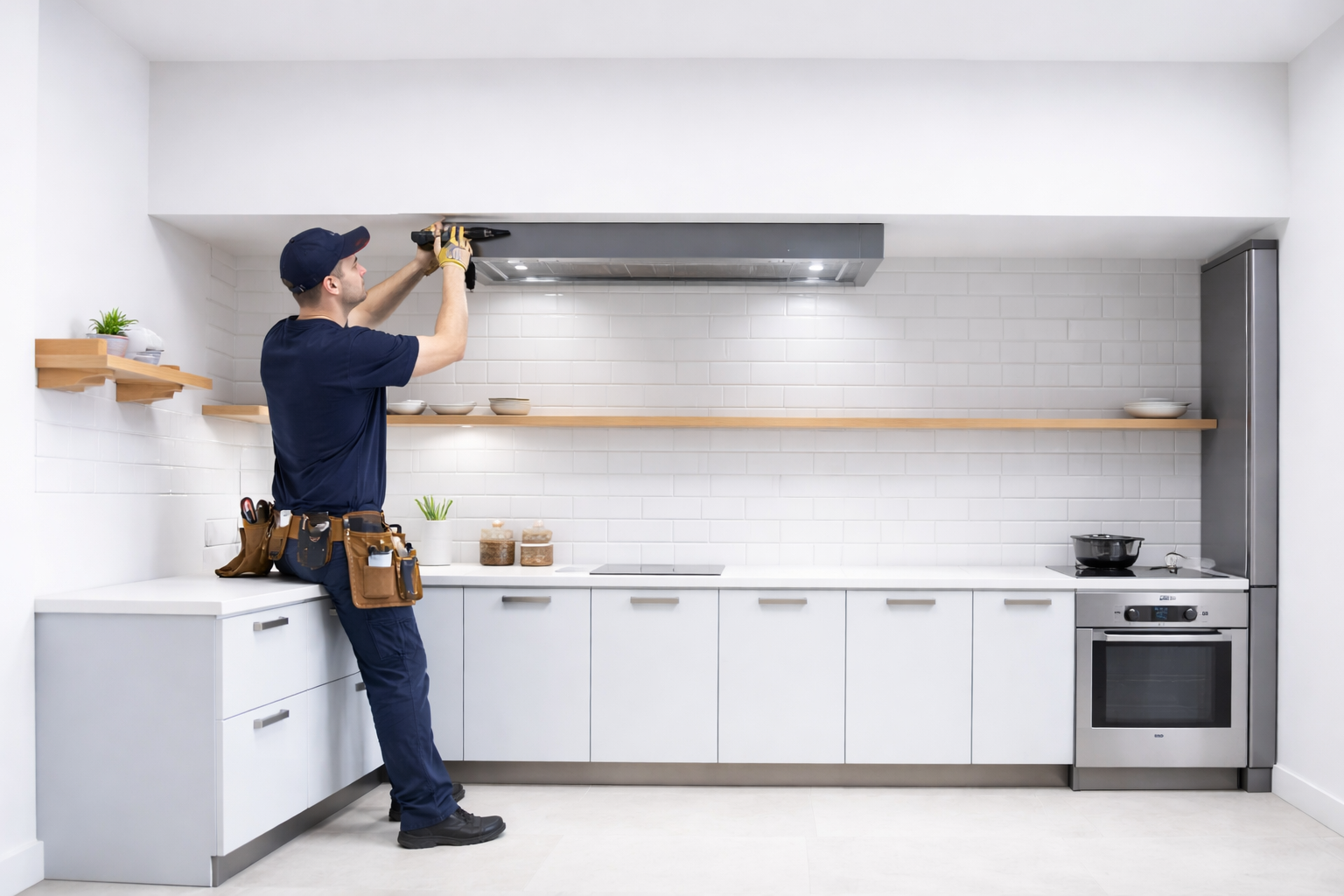 Professional commercial hood installation service