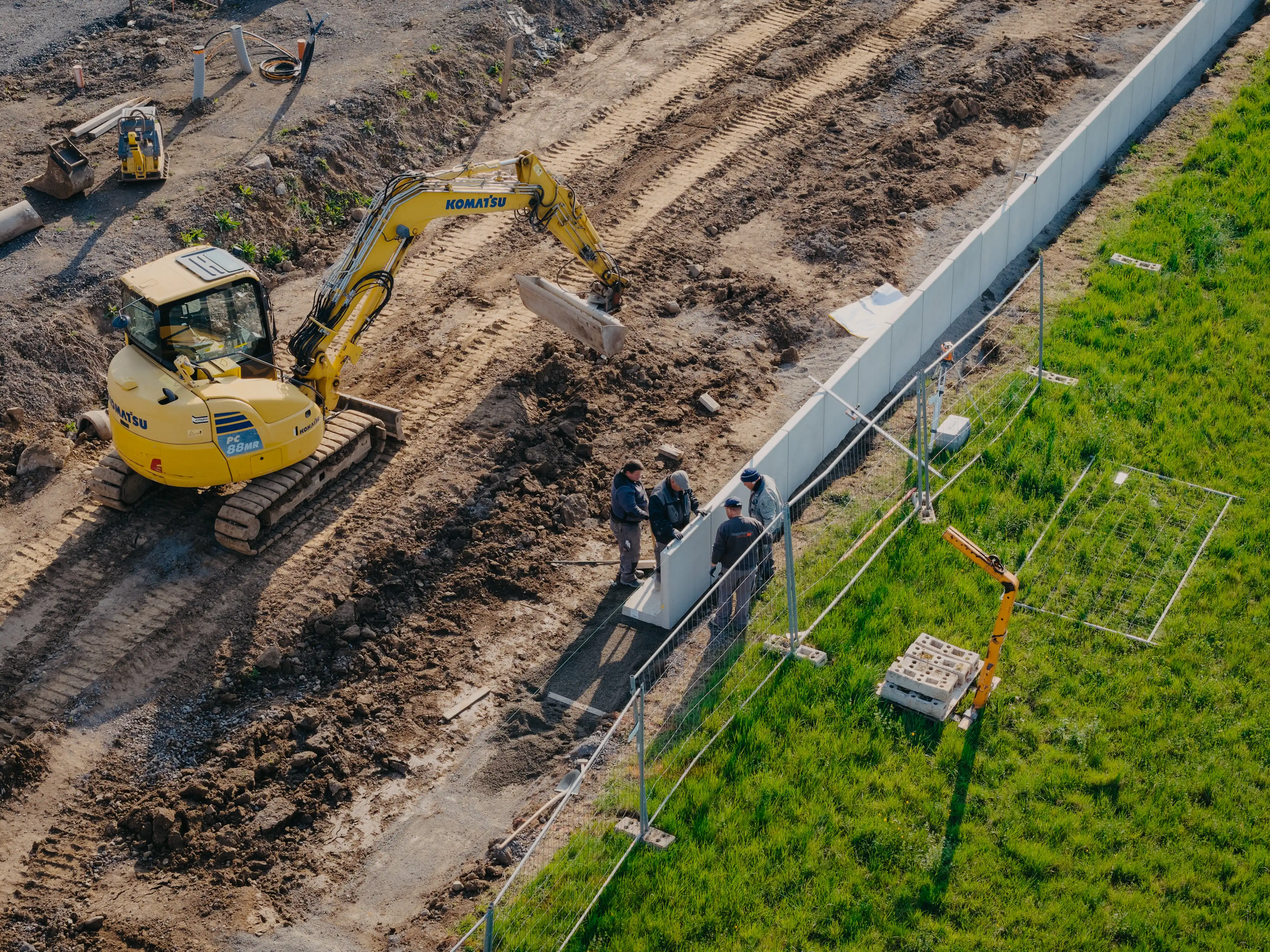 Hoch- und Tiefbau Baustelle