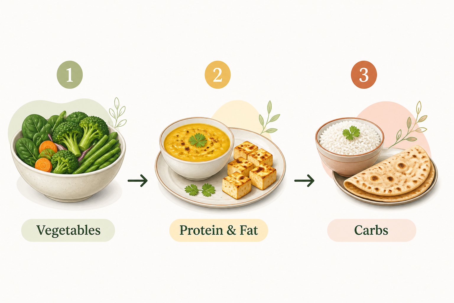 Eat in this order to lower your blood sugar response