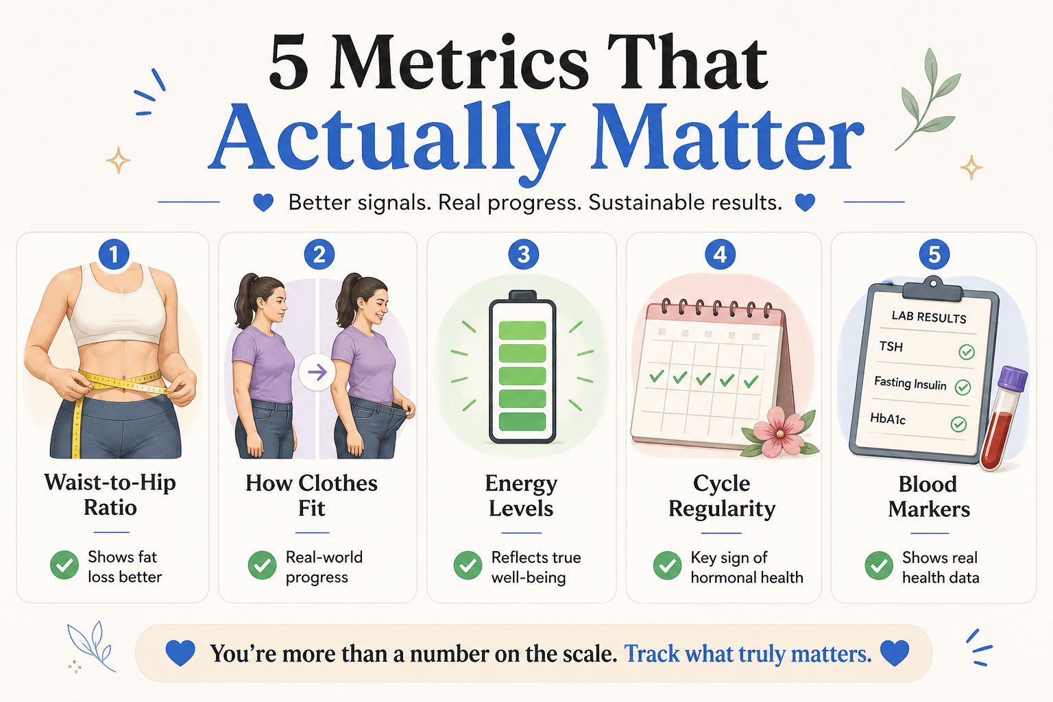 Five better metrics to track instead of the weighing scale