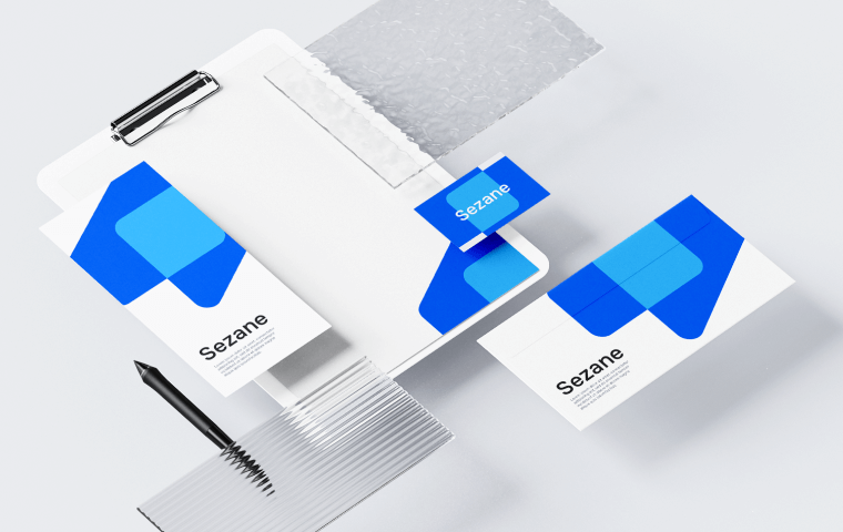 Sezane Stationary Brand Design