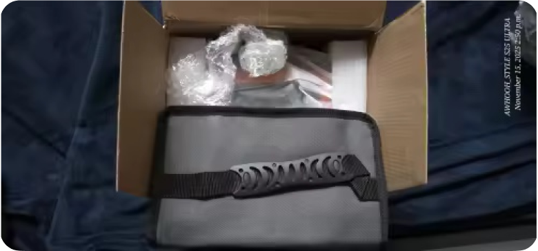 Unboxing photo