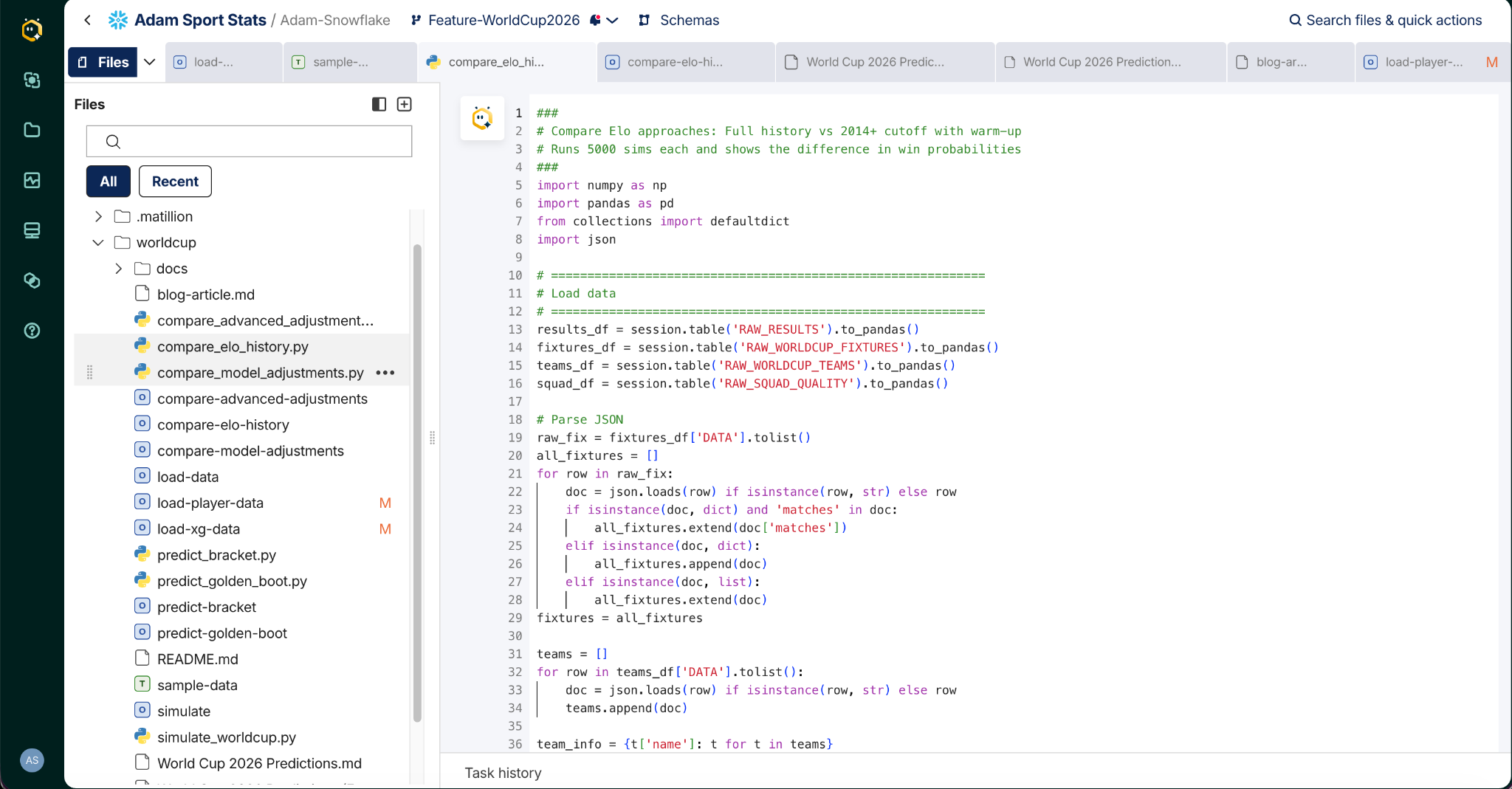 ython Elo rating script written by Maia