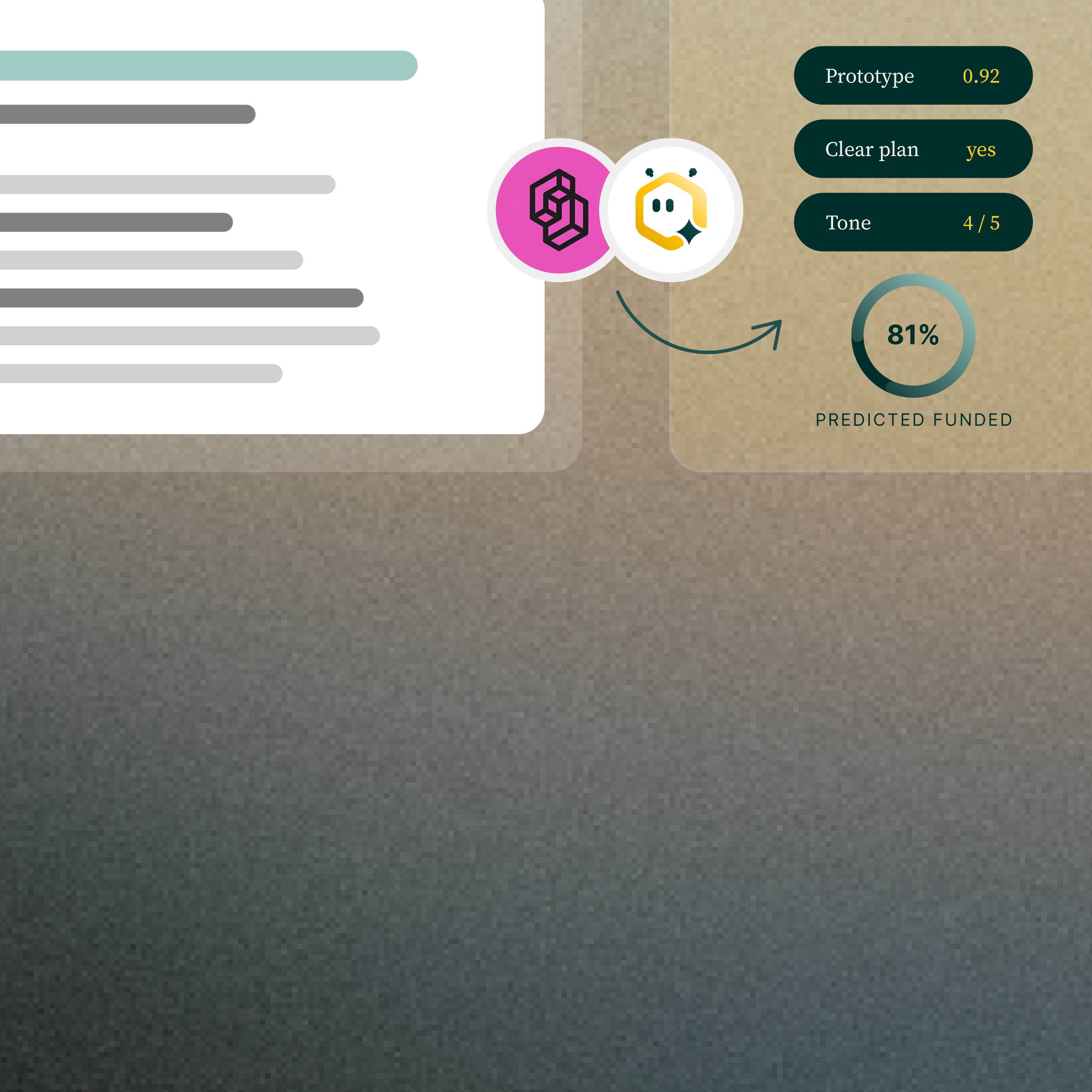 Jev and Maia predicting Kickstarter campaign success from project blurbs