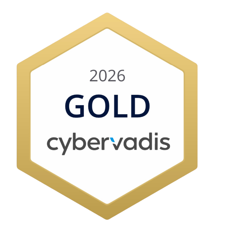 Logo ecovadis Gold Meelo