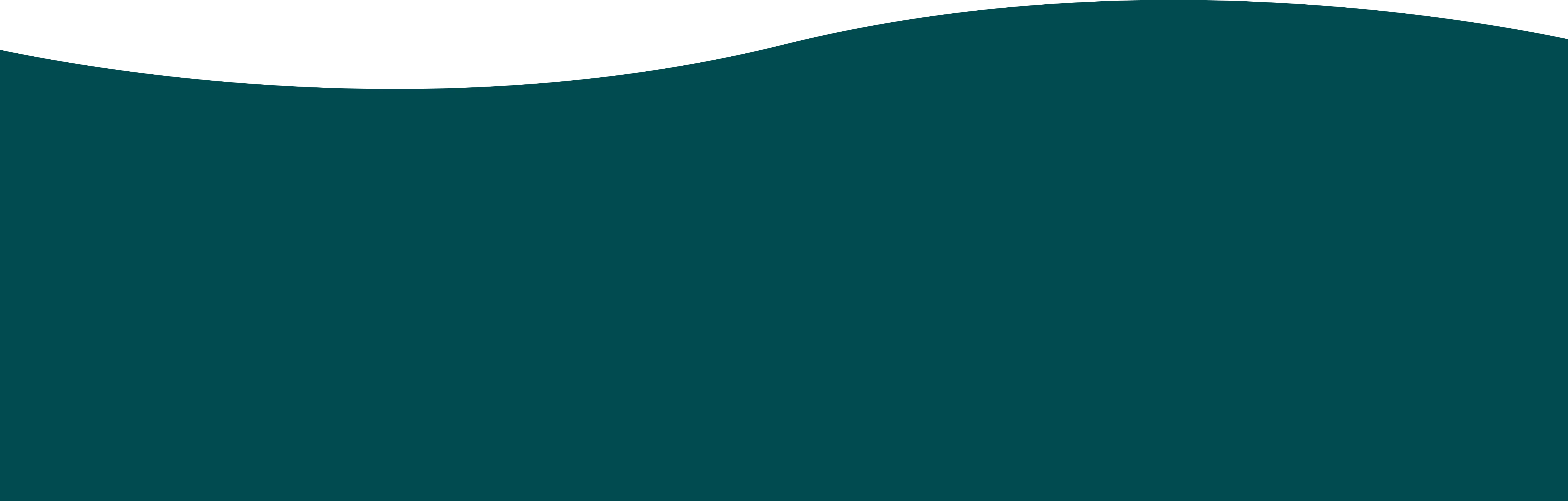 Teal wave-shaped abstract background with smooth curves on a transparent backdrop.