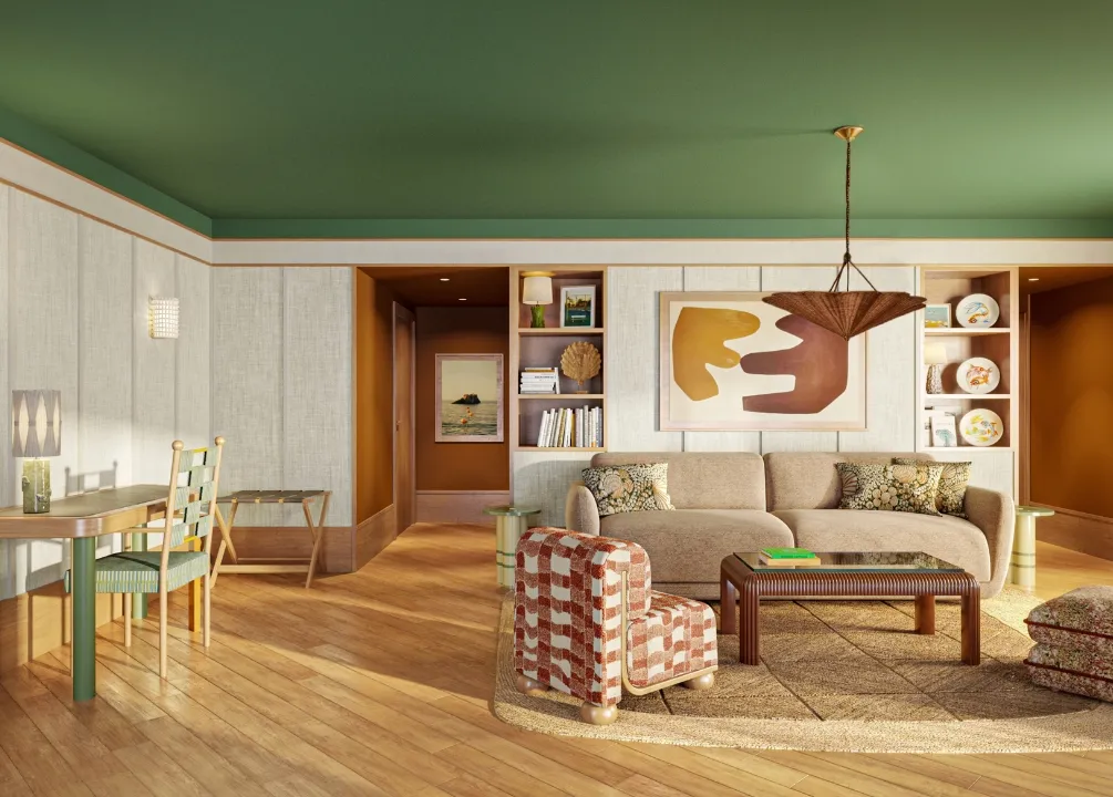 Élégance rétro aux Cimes Bleues : découvrez nos suites et chambres au design chaleureux et coloré dans votre hôtel au bord de mer et hôtel spa.