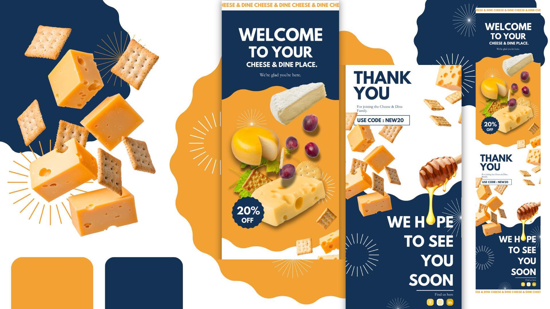 Email Campaign - Cheese & Dine