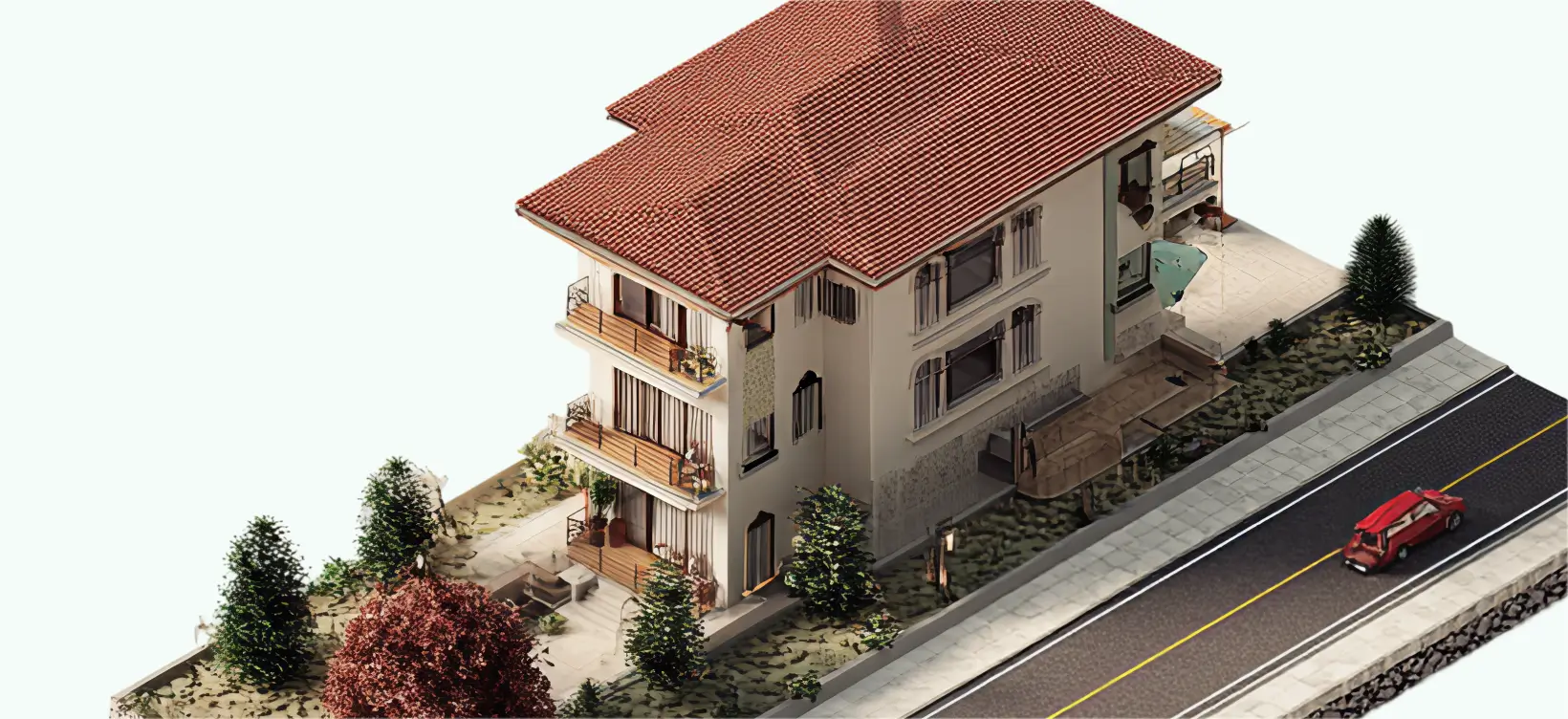 Isometric 3D illustration