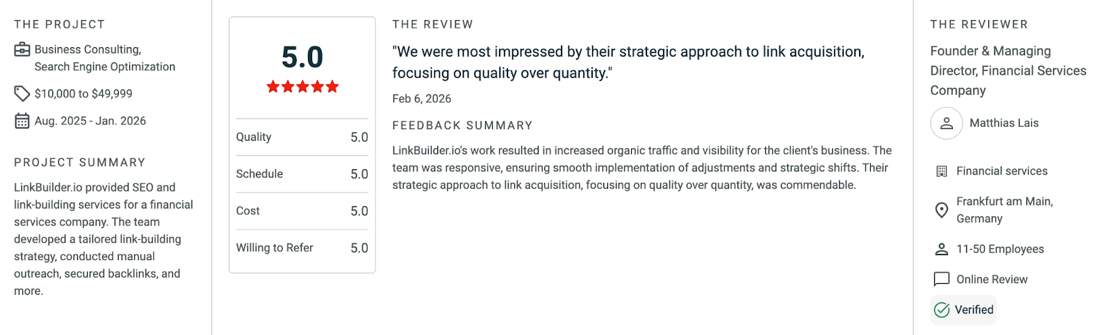 Linkbuilder.io clutch reviews