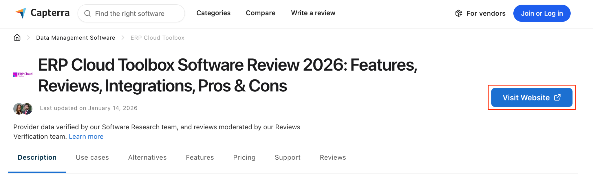 SaaS Directories feature