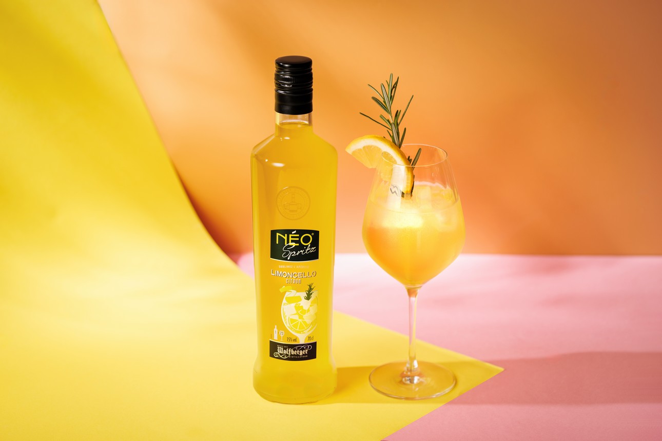 photo du packing du néo spritz limoncello de chez wolfberger