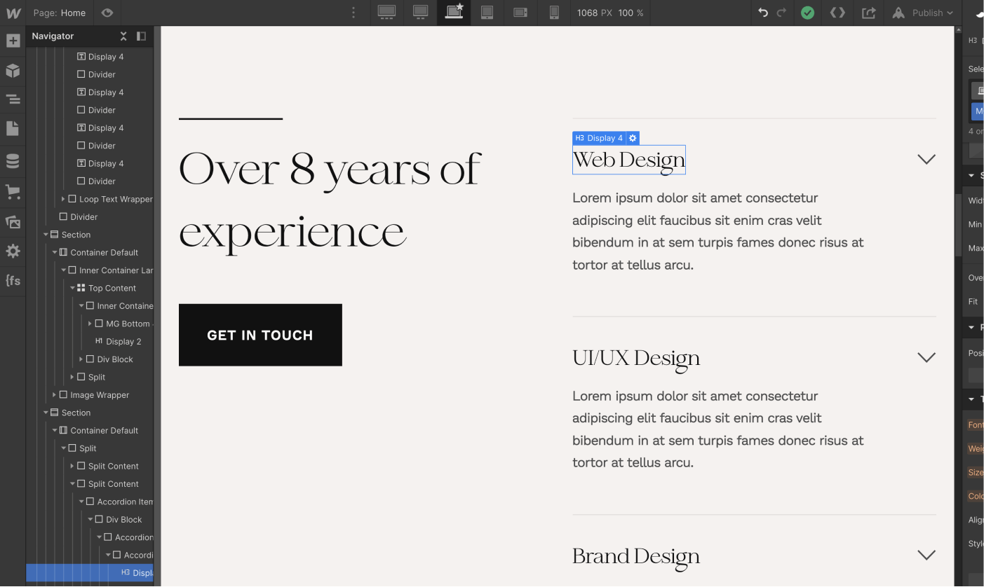 Static Content - Arte X Webflow Template