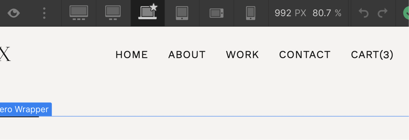 Responsive Design - Arte X Webflow Template